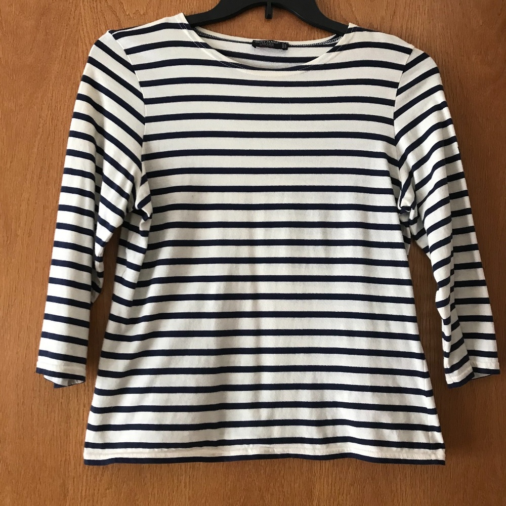 St. James L'Atelier Breton Striped 3/4 T-shirt